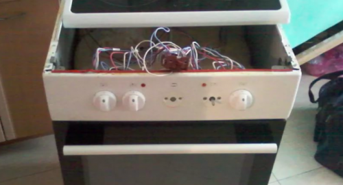 Ремонт керамической электроплиты. Губкин